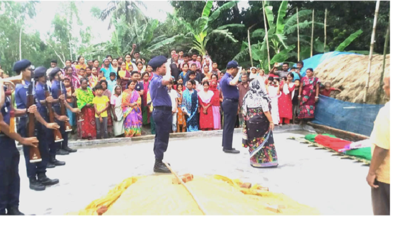 বীরাঙ্গনা টেপরি রানীর রাষ্ট্রীয় মর্যাদায় শেষকৃত্য সম্পন্ন।